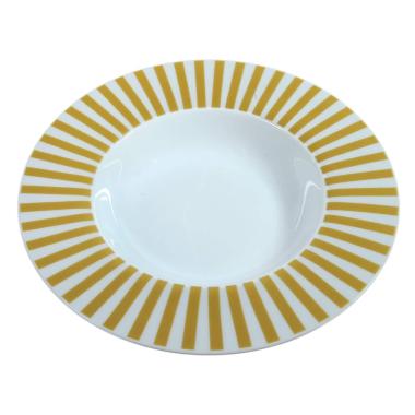 Piatti Tavola Set pz.6 Tavola Porcellana Fade Fondo cm.23 Splendor |Fade