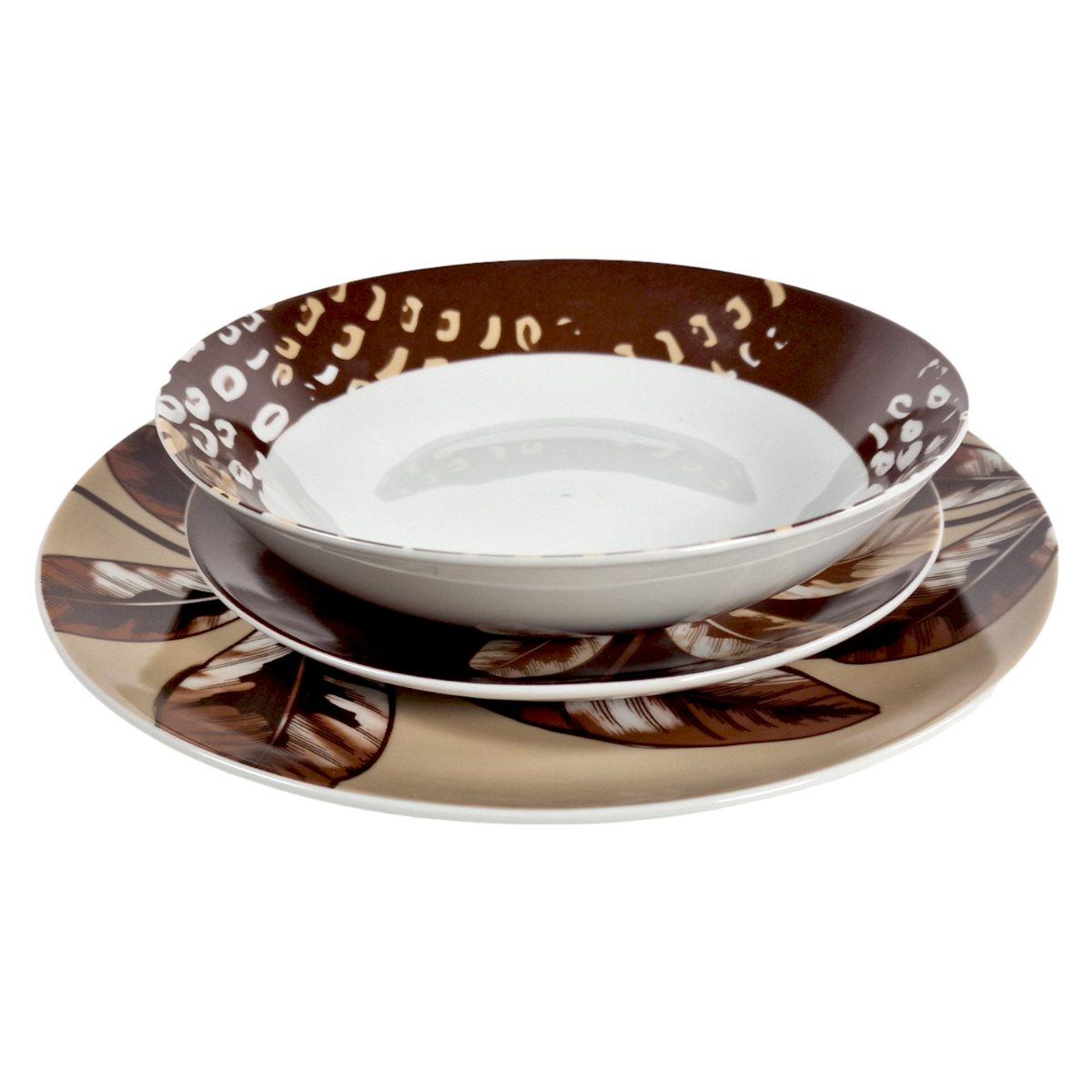 Piatti Servizio Tavola Set pz.18 Porcellana Fade Abaca | Fade