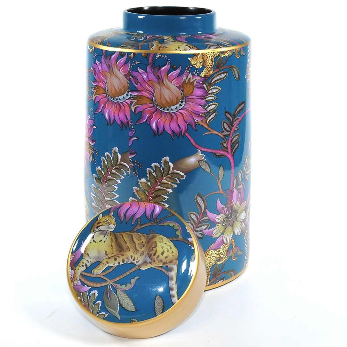 Vaso Porcellana Labuan con Coperchio cm.20x40 | Fade