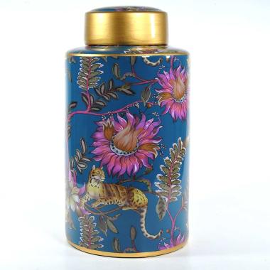 Vaso Porcellana Labuan con Coperchio cm.20x40 | Fade