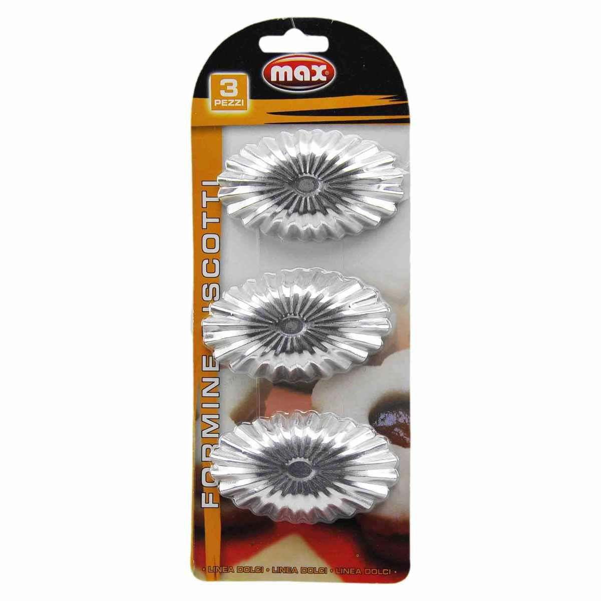 Formine Dolci pz.3 Max Metallo cm.8,5 | M2 Store