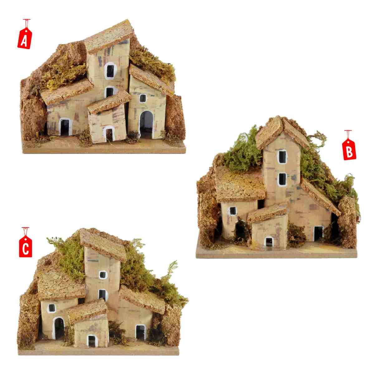 Casetta cm.10x6xH7 (Disp. 3 Modelli) | Rossi Rosa