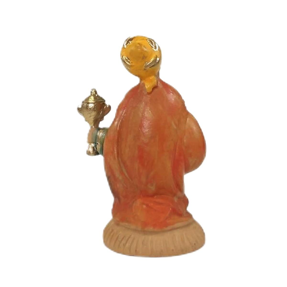 Statua Re Magi cm.6 Gaspare cm.2,9x3,4xH6 | Rossi Rosa