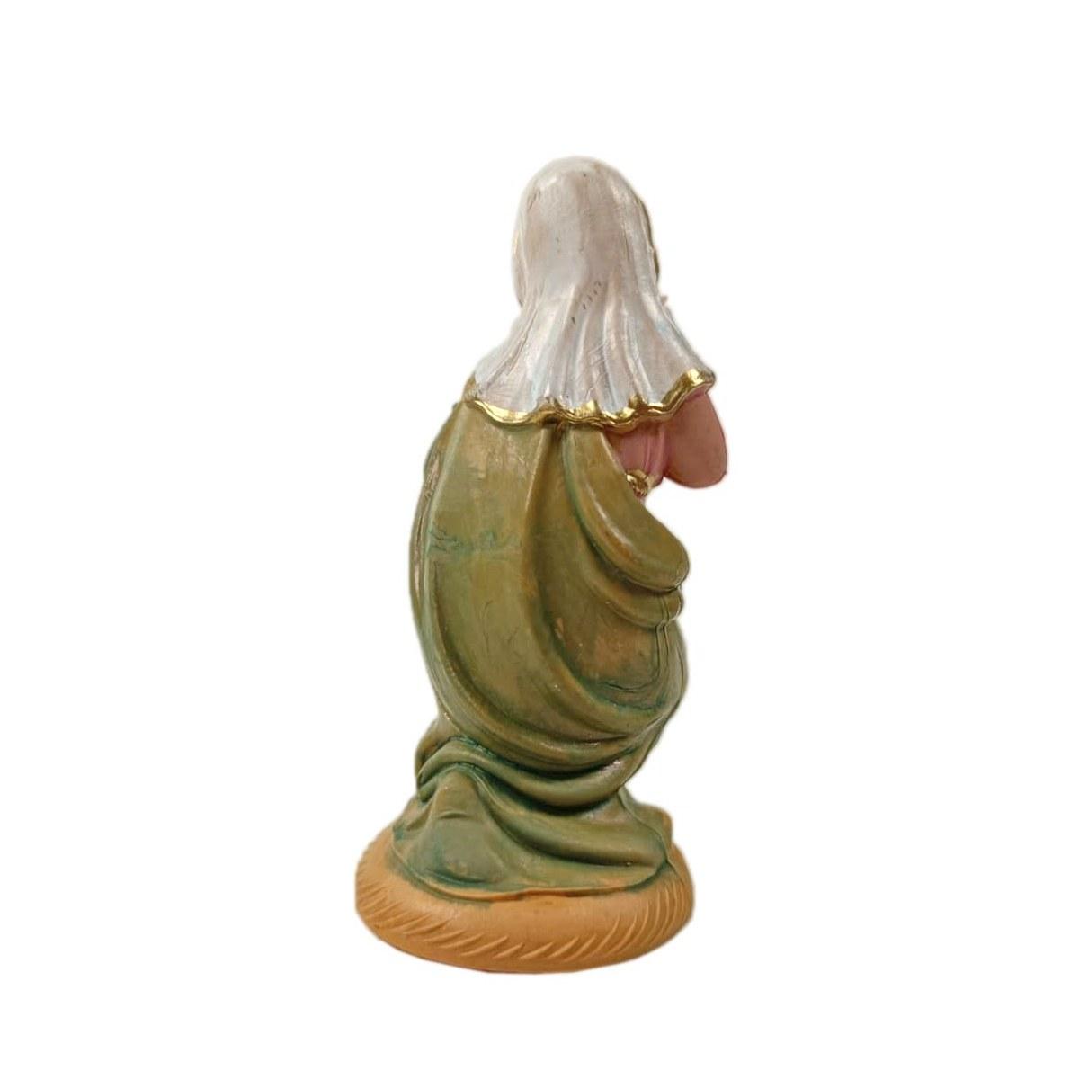 Statua cm.10 Madonna in Ginocchio cm.3,5xH7,6 | Rossi Rosa