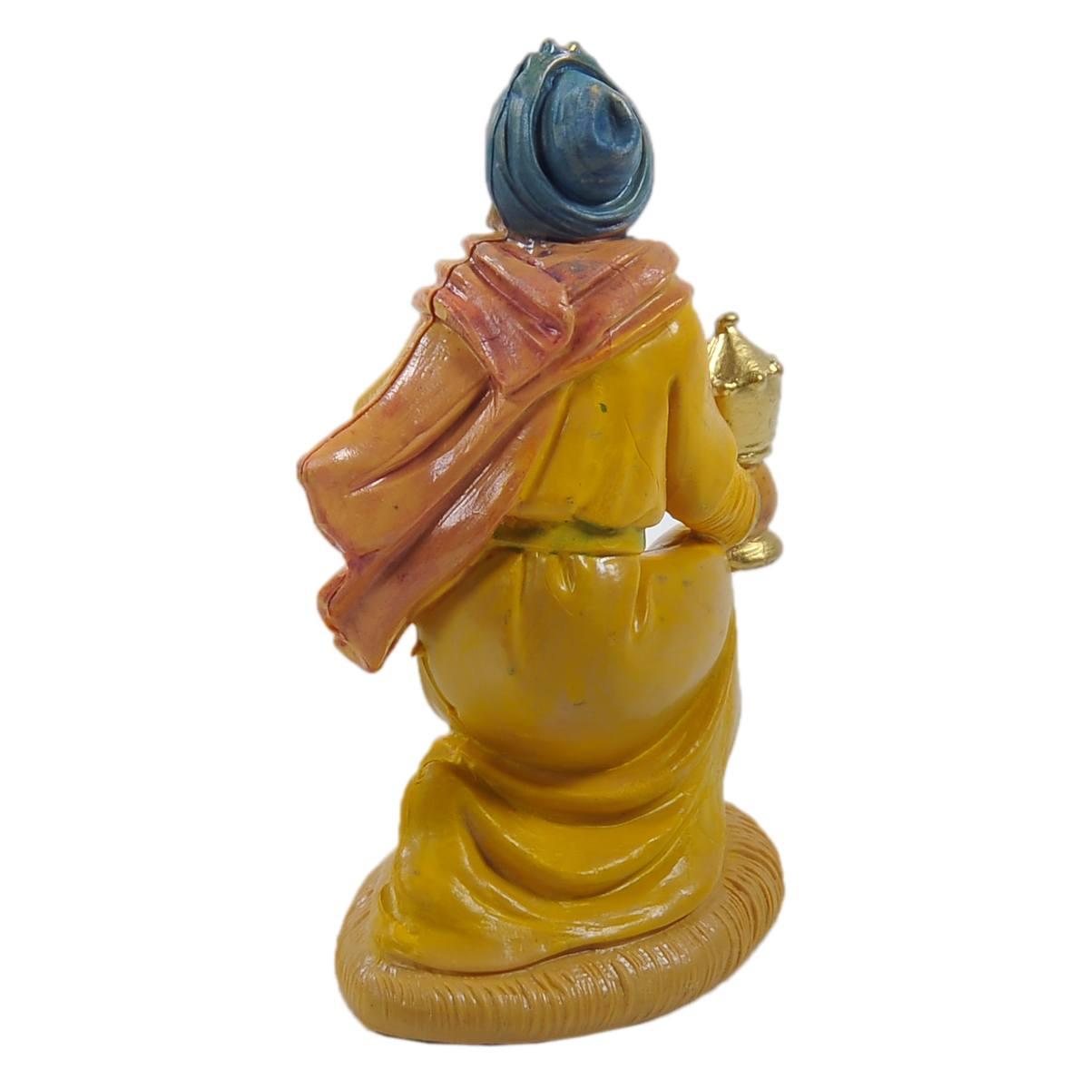 Statua Re Magi cm.8 Gaspare cm.6x3,5xH8 | Rossi Rosa