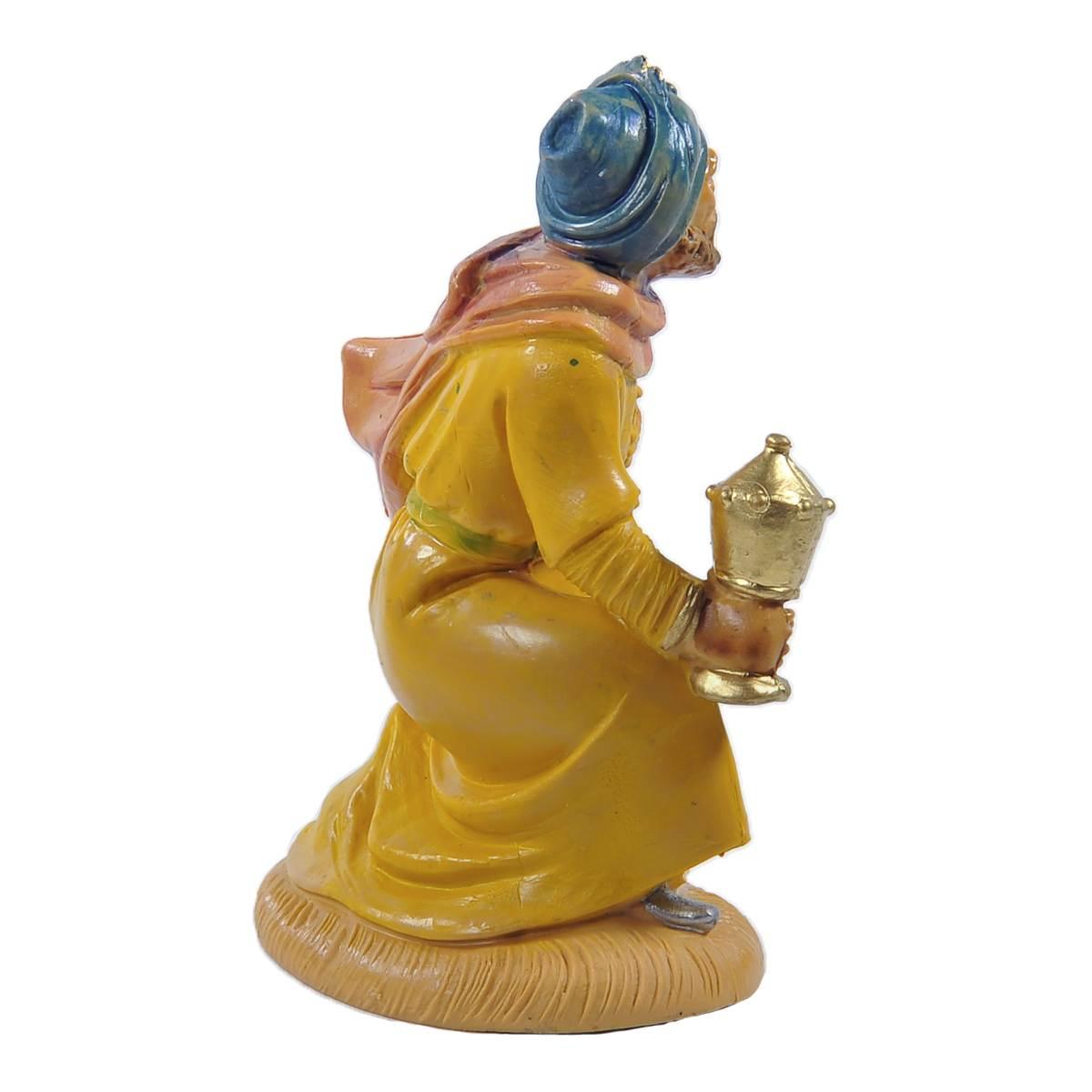 Statua Re Magi cm.8 Gaspare cm.6x3,5xH8 | Rossi Rosa