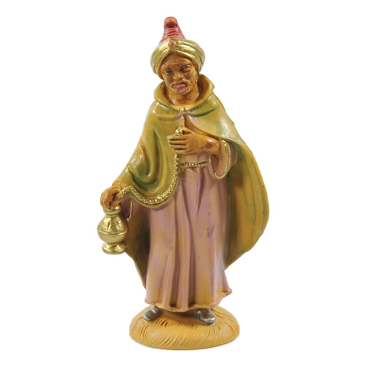 Statua Re Magi cm.10 Baldassarre cm.5x3xH10 | Rossi Rosa