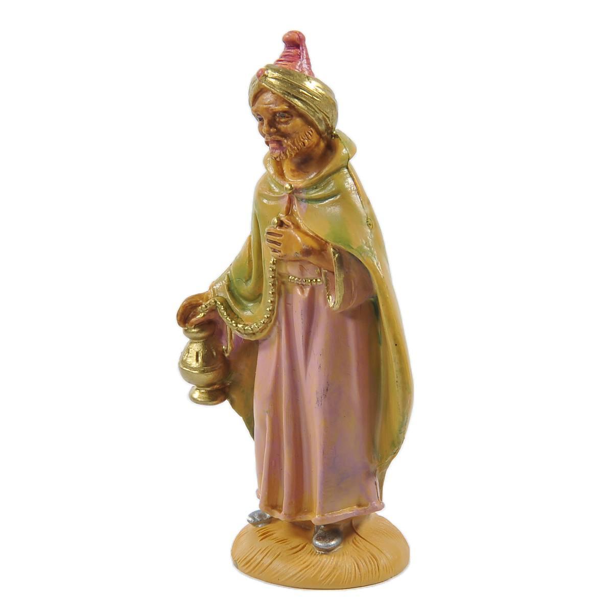 Statua Re Magi cm.10 Baldassarre cm.5x3xH10 | Rossi Rosa