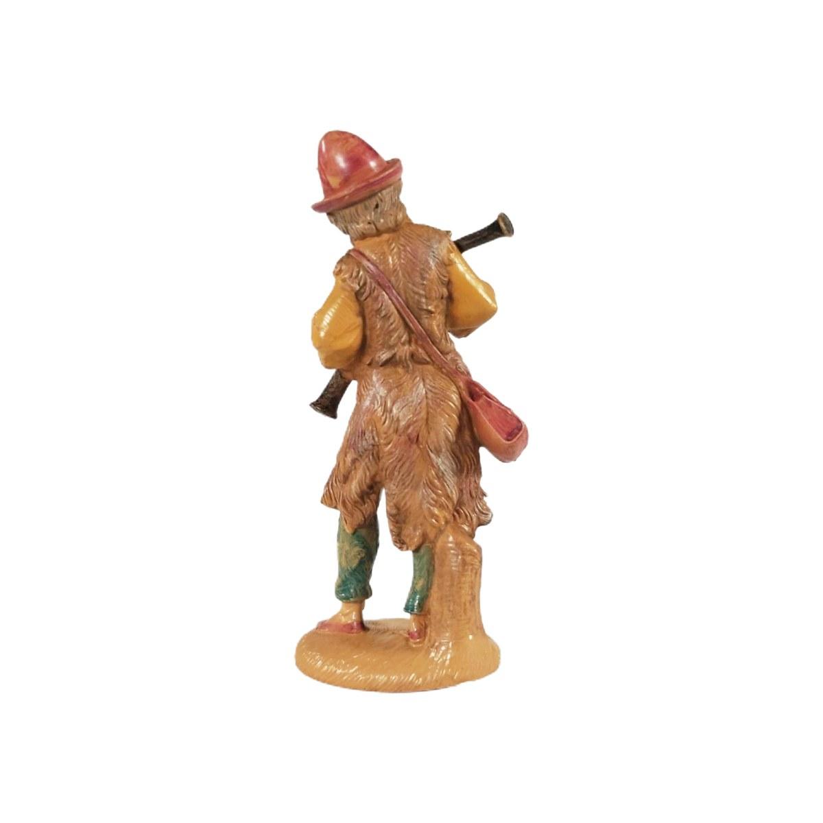 Statua cm.10 Zampognaro | Rossi Rosa