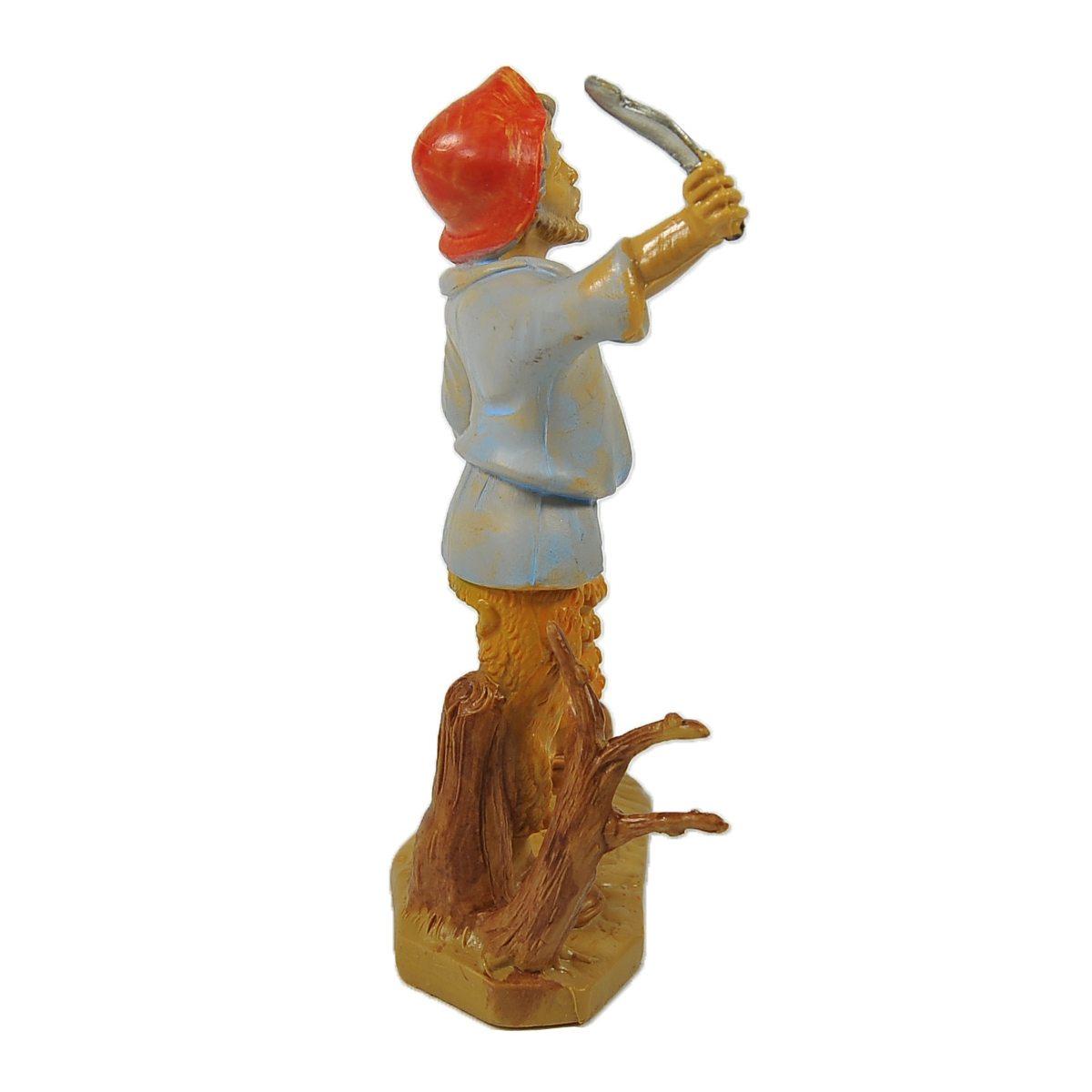 Statua cm.10 Taglialegna | Rossi Rosa