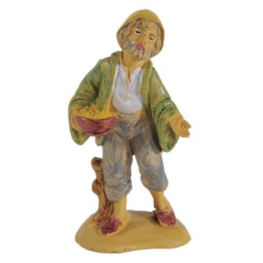 Statua cm.6 Mendicante | Rossi Rosa