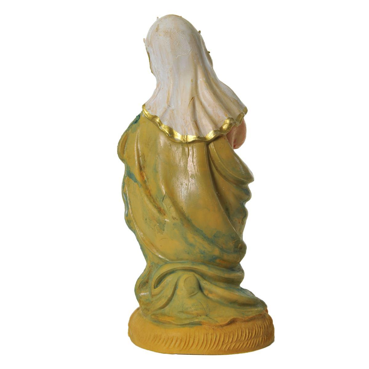 Statua cm.12 Madonna in Ginocchio cm.4,5x4xH10 | Rossi Rosa