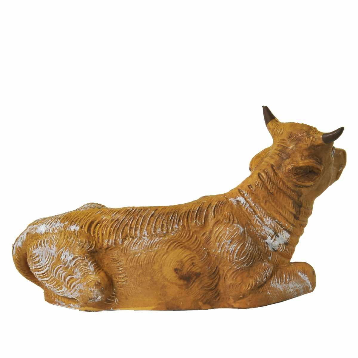 Bue Sdraiato cm.10 | Rossi Rosa