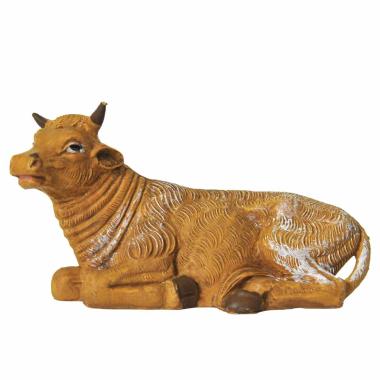 Bue Sdraiato cm.10 | Rossi Rosa