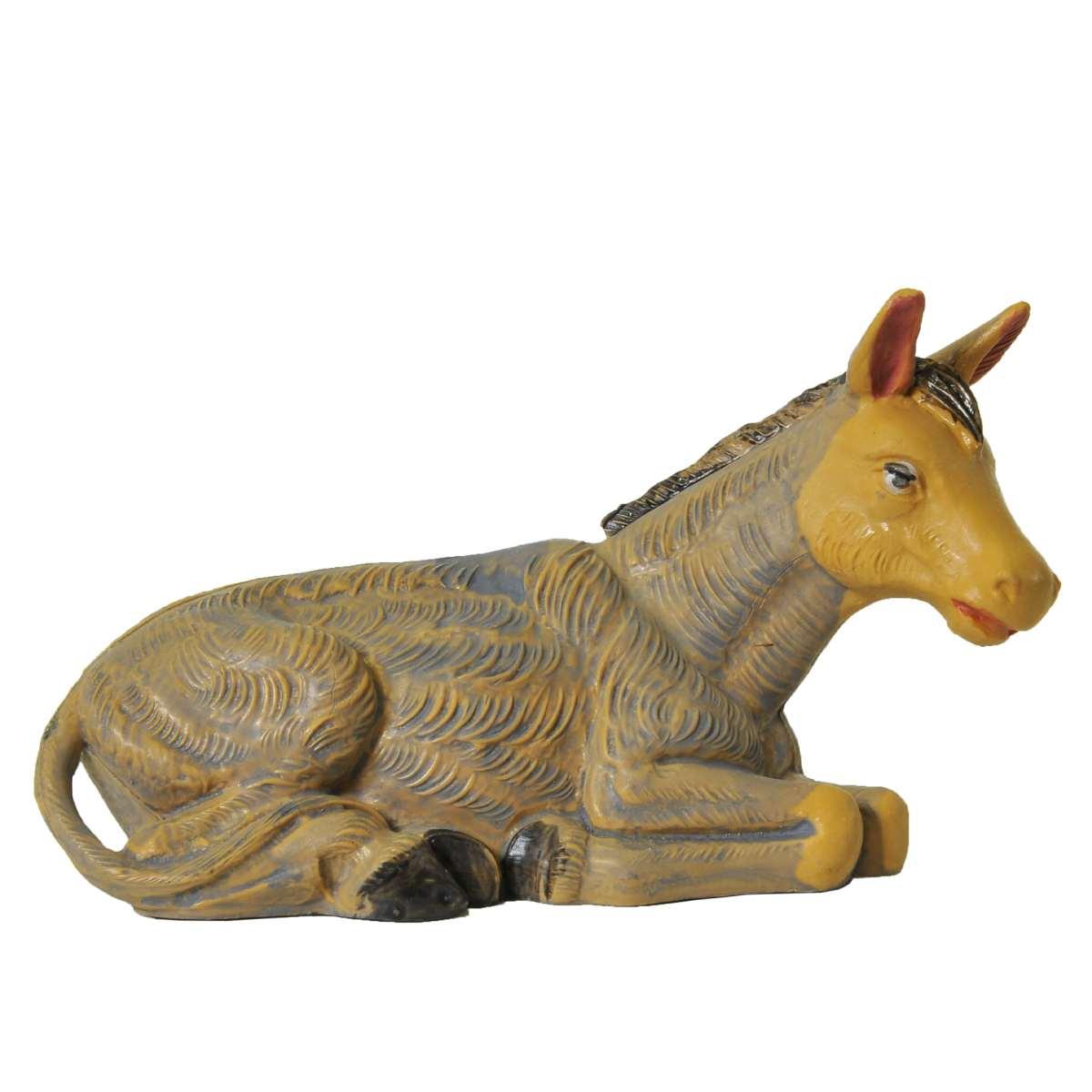 Animali Asino Sdraiato cm.10x3xH5,5 | Rossi Rosa