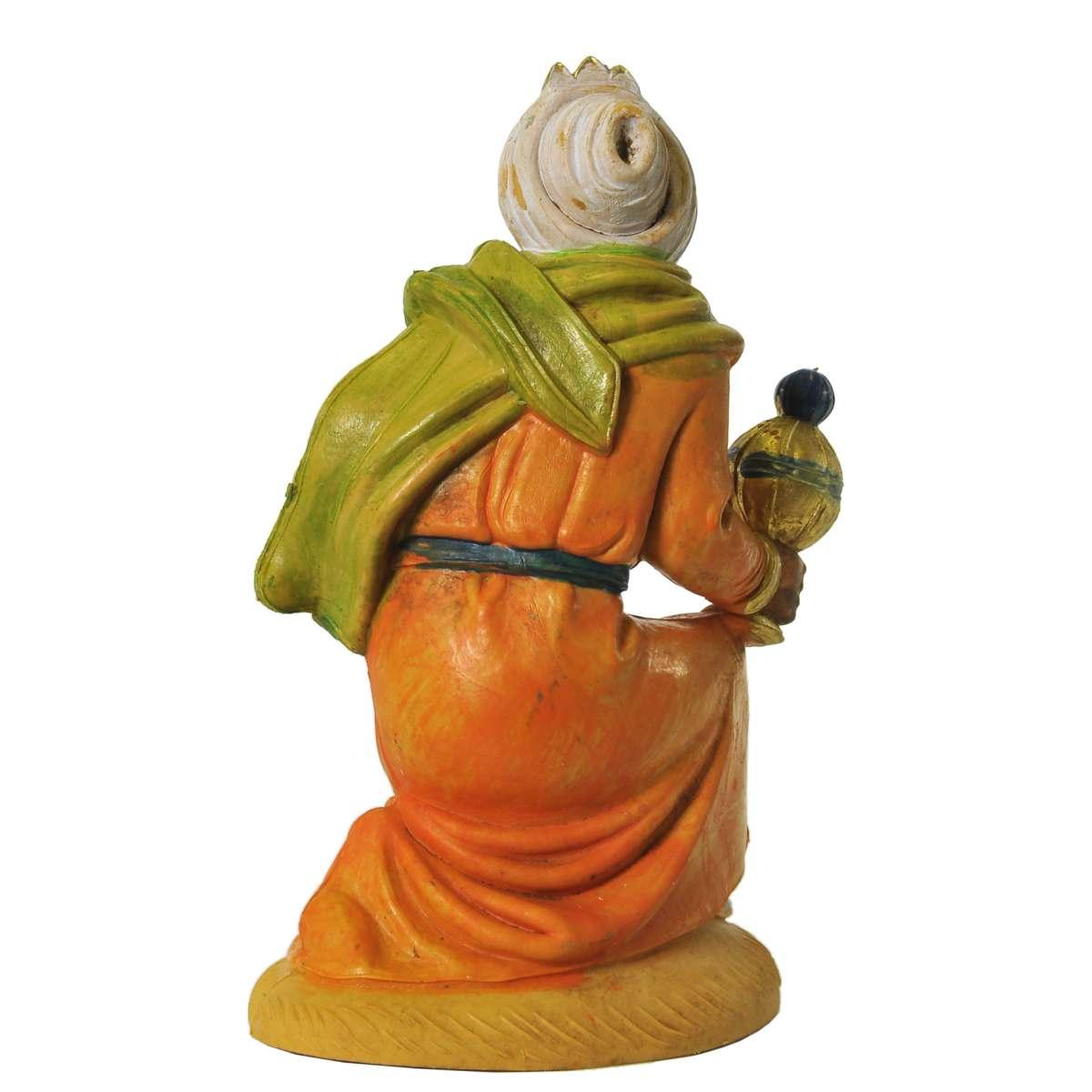 Statua Re Magi cm.12 Gaspare cm.7x4xH9,5 | Rossi Rosa