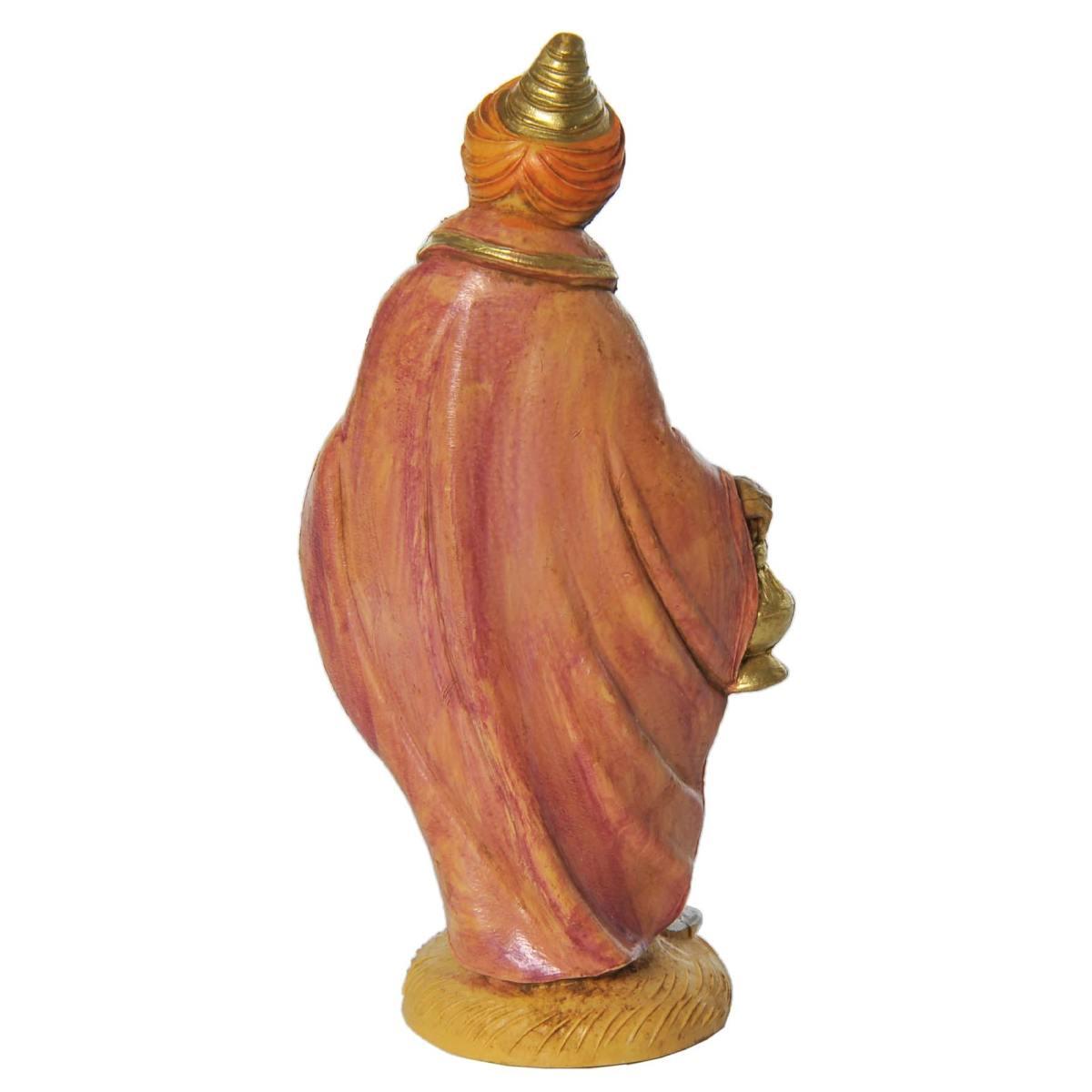 Statua Re Magi cm.12 Baldassarre cm.6x4xH12,5 | Rossi Rosa