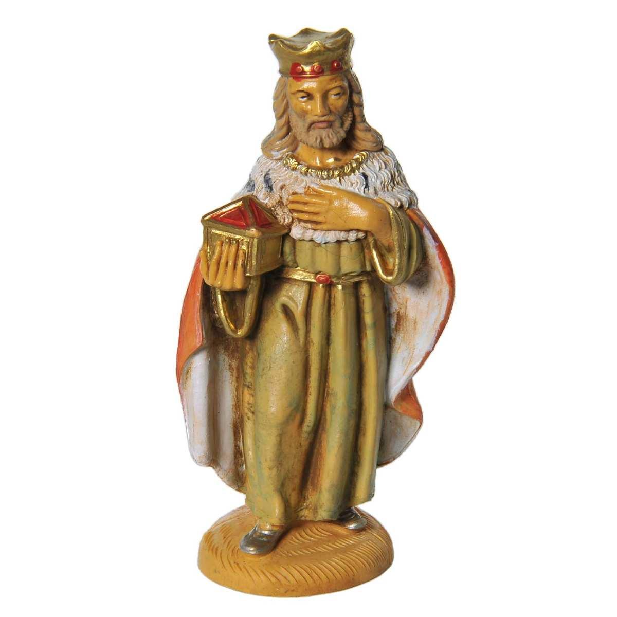 Statua Re Magi cm.12 Melchiorre cm.6x4xH11,5 | Rossi Rosa