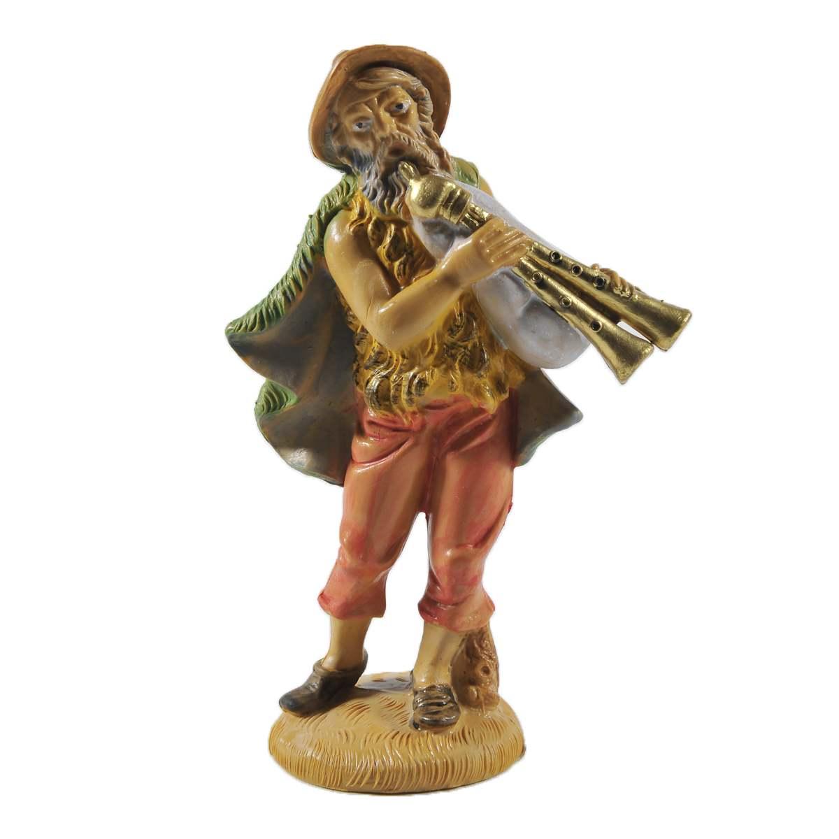 Statua cm.12 Zampognaro | Rossi Rosa