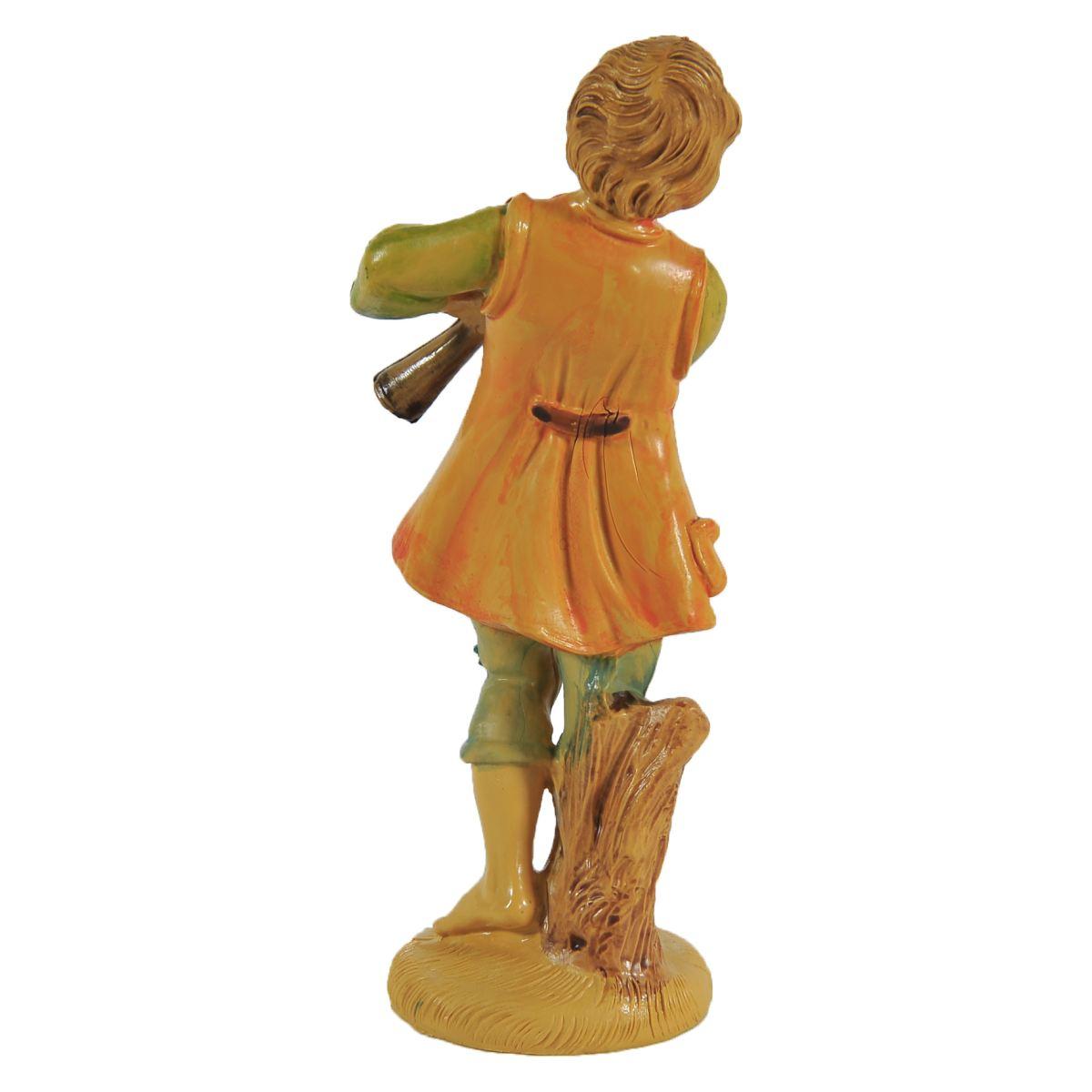 Statua cm.12 Pifferaio | Rossi Rosa