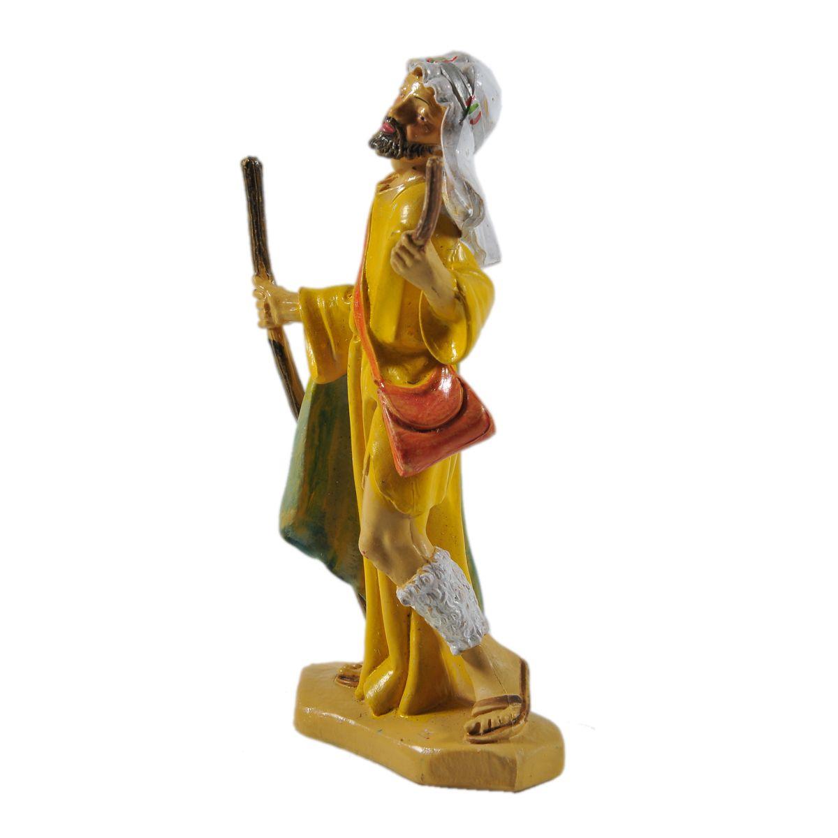 Statua cm.12 Viandante Arabo con Bastone | Rossi Rosa