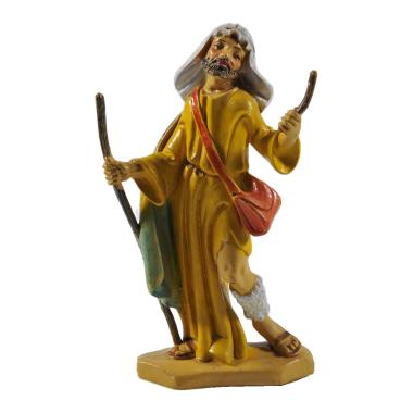 Statua cm.12 Viandante Arabo con Bastone | Rossi Rosa