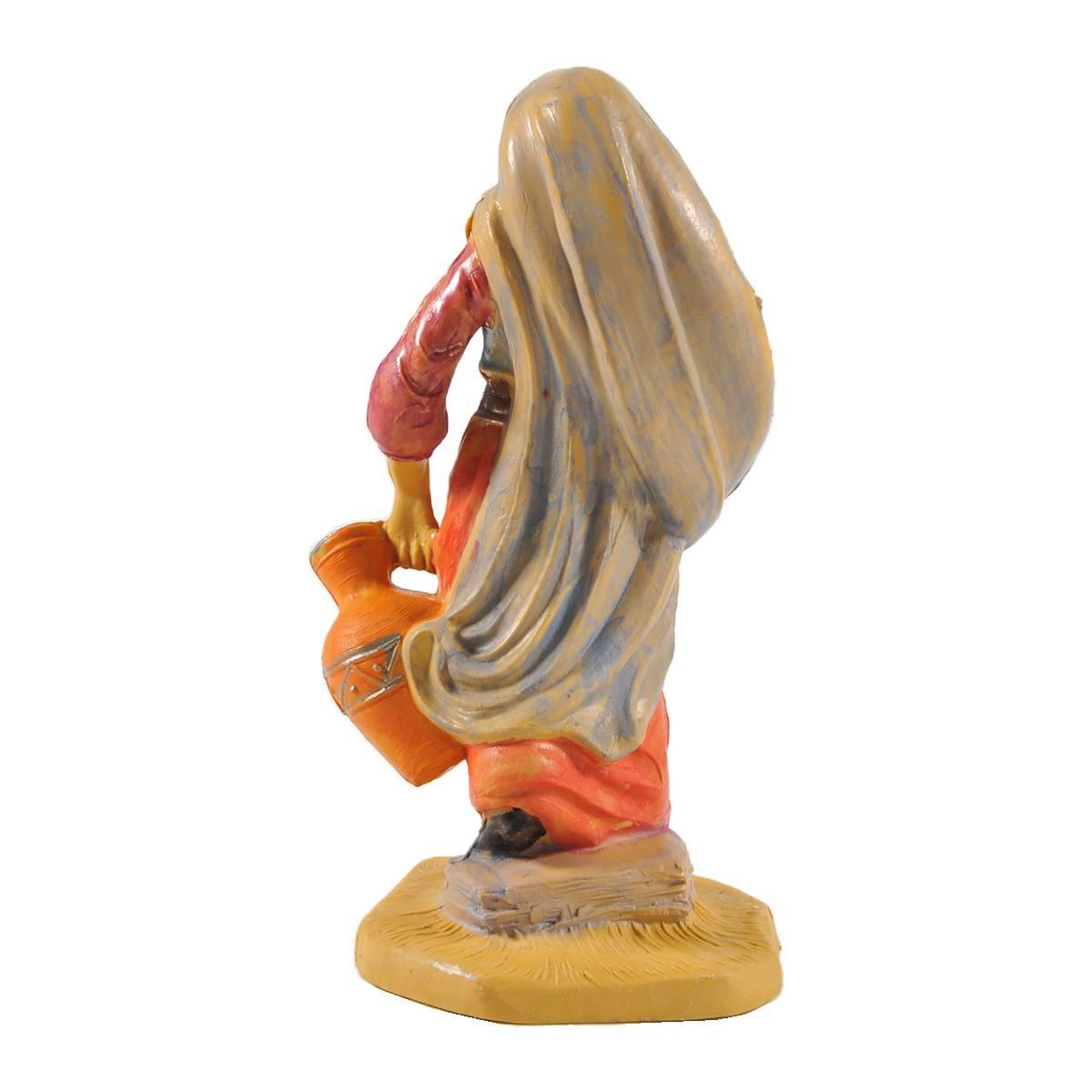 Statua cm.12 Donna con Anfora | Rossi Rosa