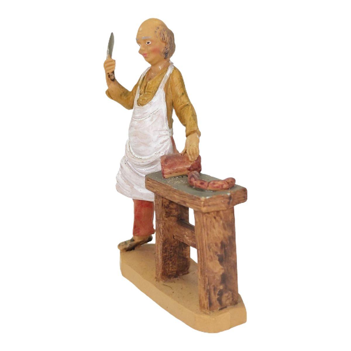 Statua cm.12 Macellaio | Rossi Rosa