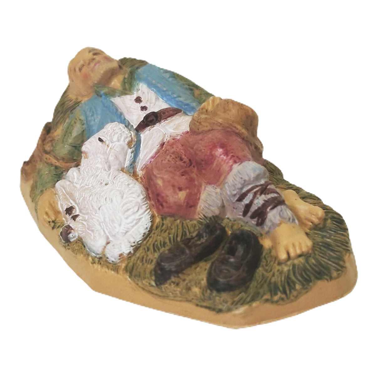 Statua cm.12 Dormiente | Rossi Rosa