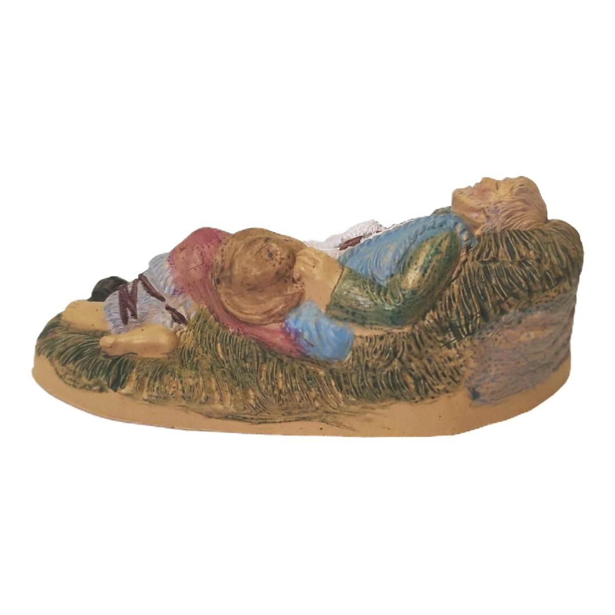 Statua cm.12 Dormiente | Rossi Rosa