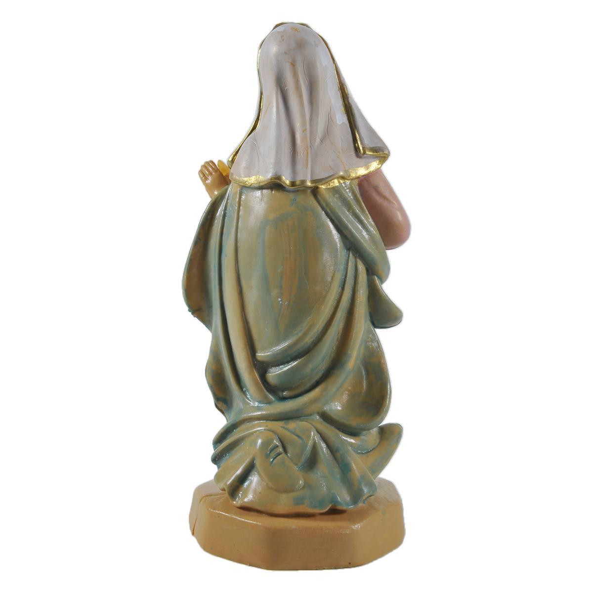 Statua cm.16 Madonna in Ginocchio cm.5,6x5,5x12 | Rossi Rosa