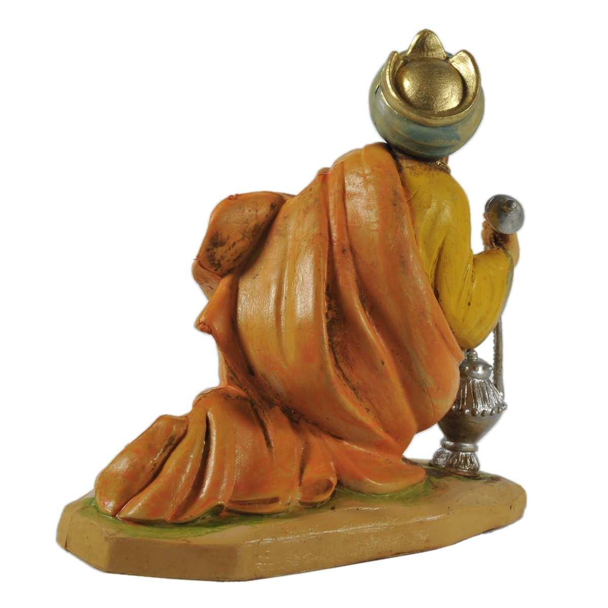 Statua Re Magi cm.10 Gaspare cm.11x6xH10,9 | Rossi Rosa