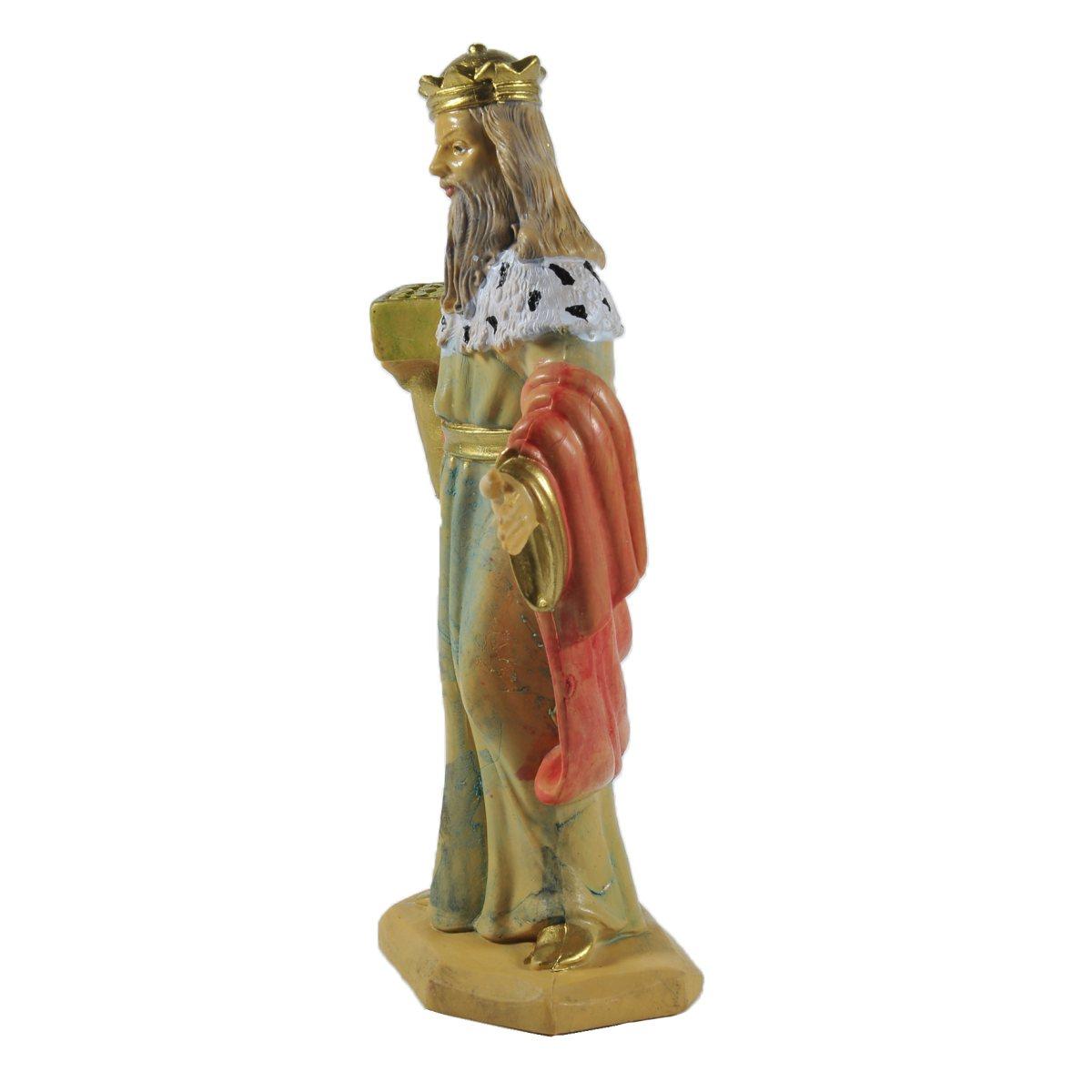 Statua Re Magi cm.15 Melchiorre cm.9,5x5x15,8 | Rossi Rosa