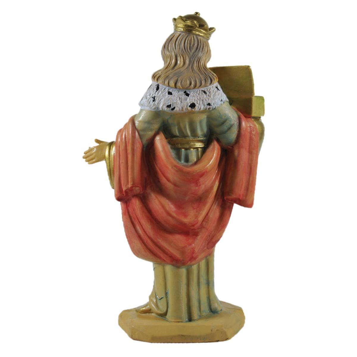 Statua Re Magi cm.15 Melchiorre cm.9,5x5x15,8 | Rossi Rosa