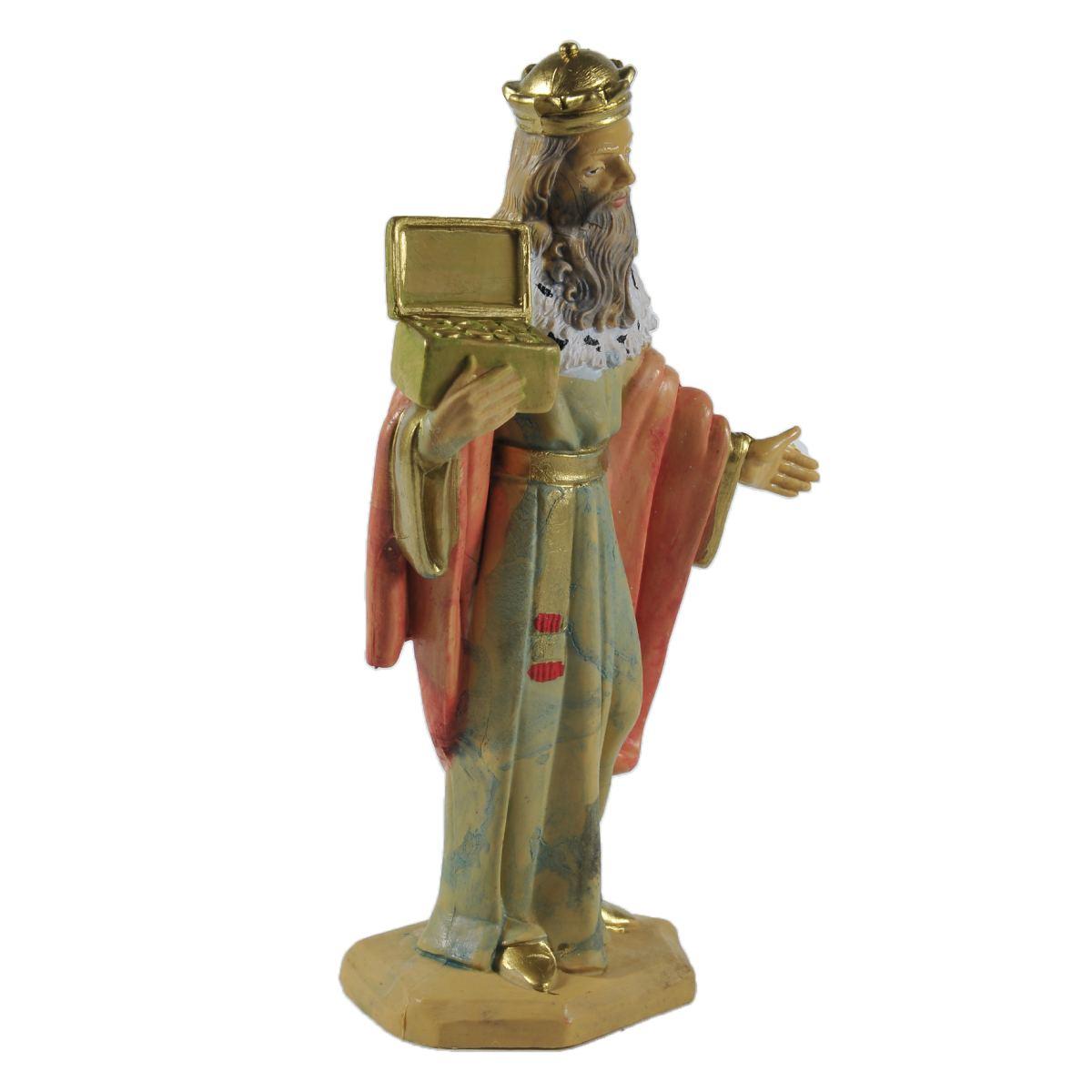 Statua Re Magi cm.15 Melchiorre cm.9,5x5x15,8 | Rossi Rosa