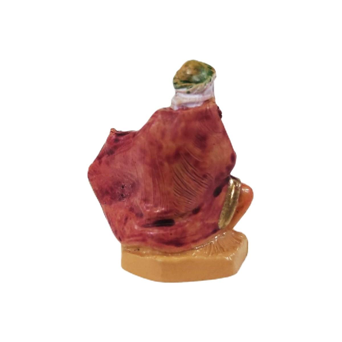 Statua Re Magi cm.3 Gaspare cm.1,8x3 | Rossi Rosa