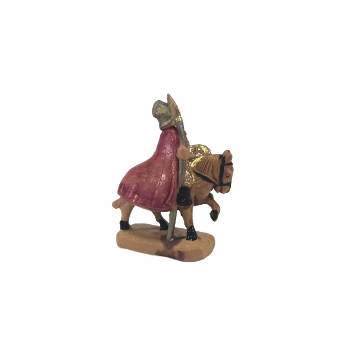 Statua cm.4 Soldato Romano a Cavallo | Rossi Rosa