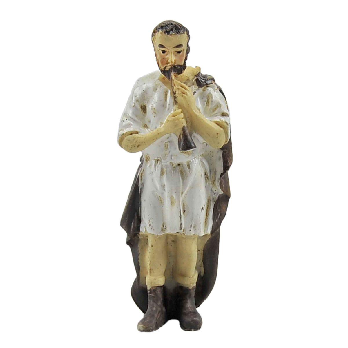 Statua cm.10 Pifferaio | Rossi Rosa