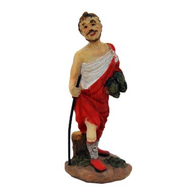 Statua cm.15 Contadino con Carciofi | Rossi Rosa