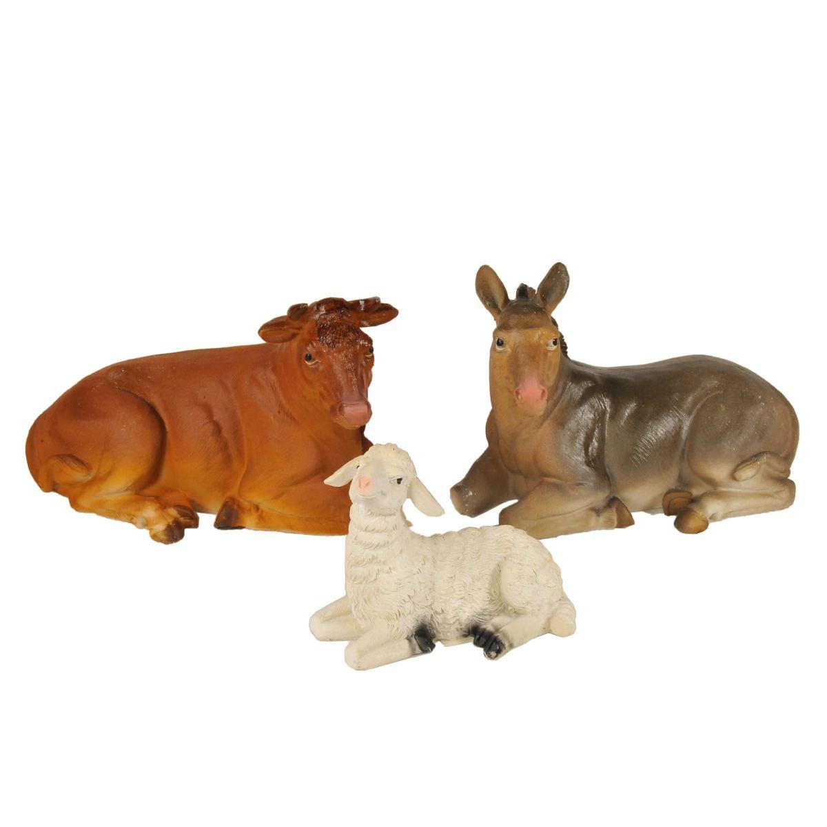 Nativit cm.30 Gold Set da 6 Pz. |Rossi Rosa