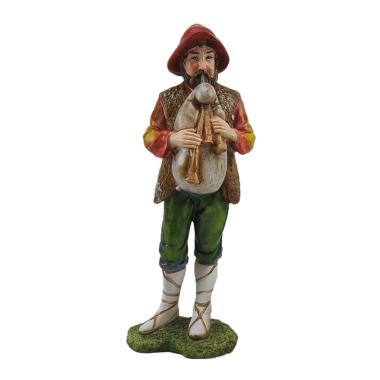 Statua cm.30 Zampognaro | Rossi Rosa