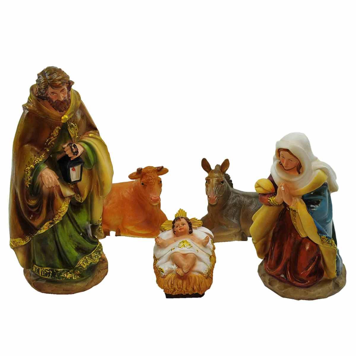 Natività cm.30 Set da 11 Pz. | Rossi Rosa