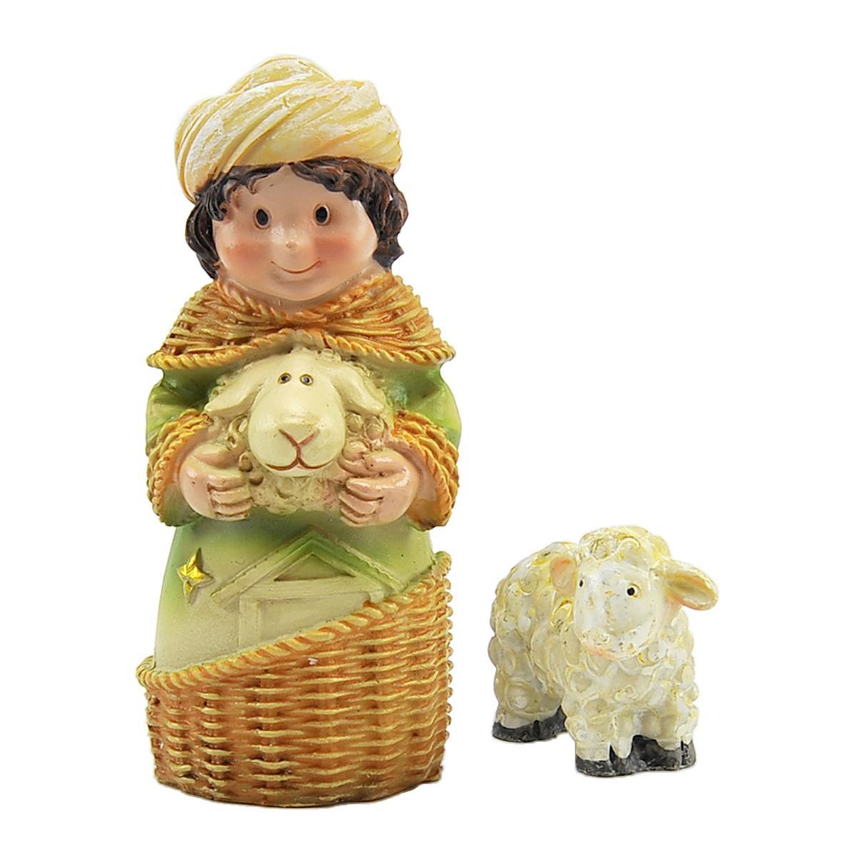 Nativit Mini cm.11 Set da 11 PZ. | Rossi Rosa