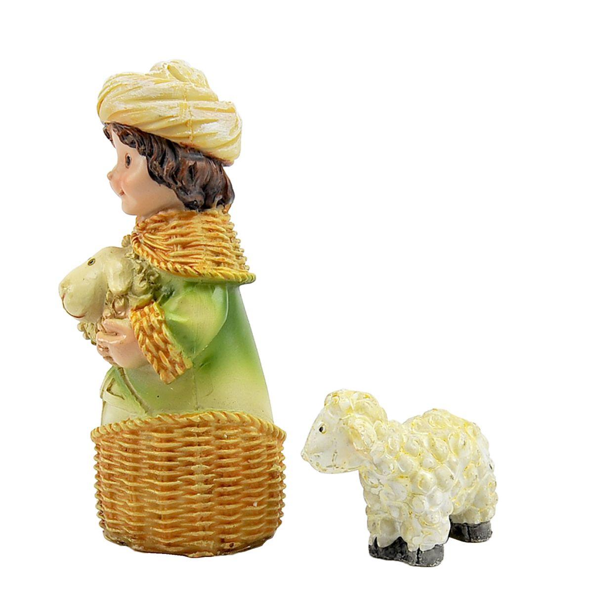 Nativit Mini cm.11 Set da 11 PZ. | Rossi Rosa