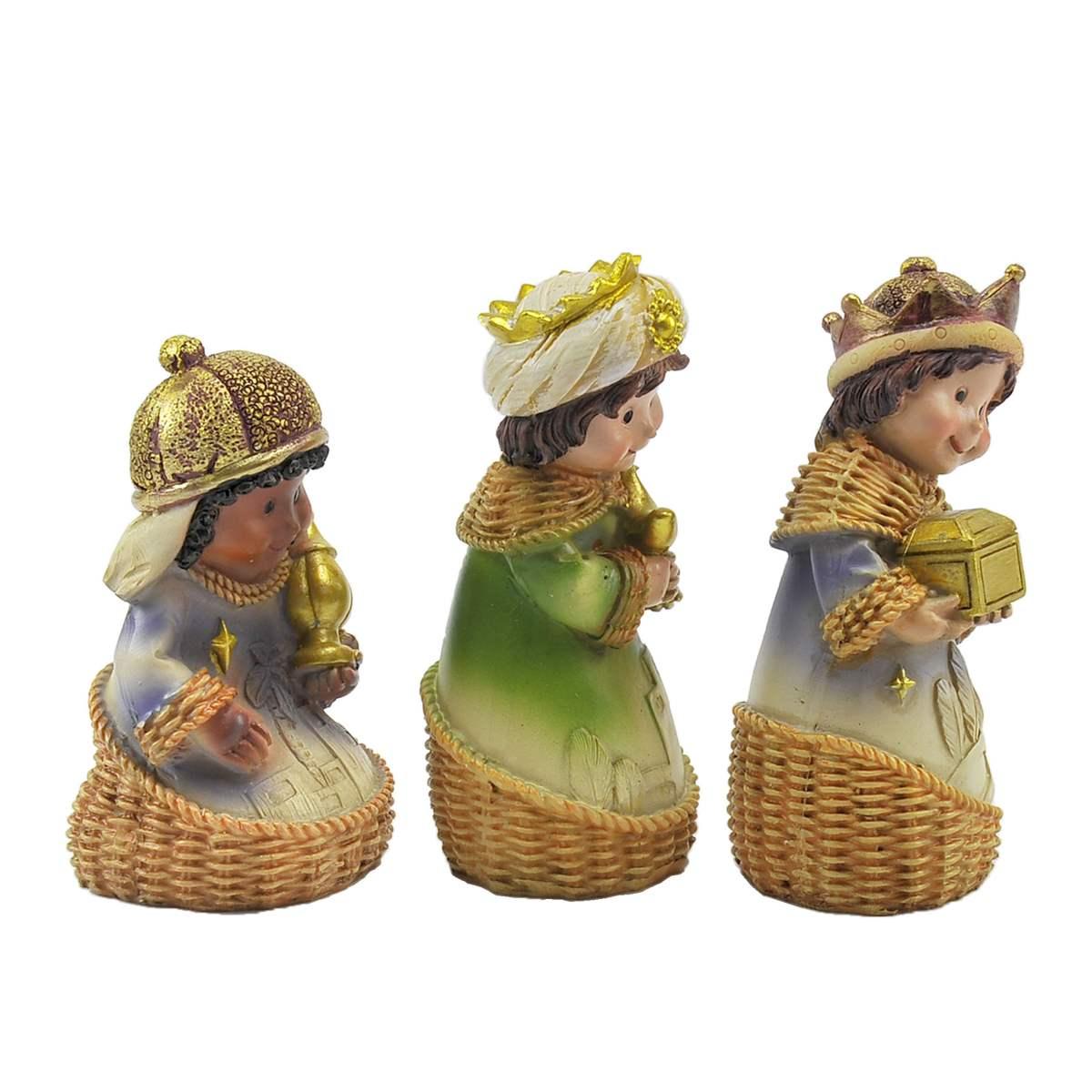 Nativit Mini cm.11 Set da 11 PZ. | Rossi Rosa