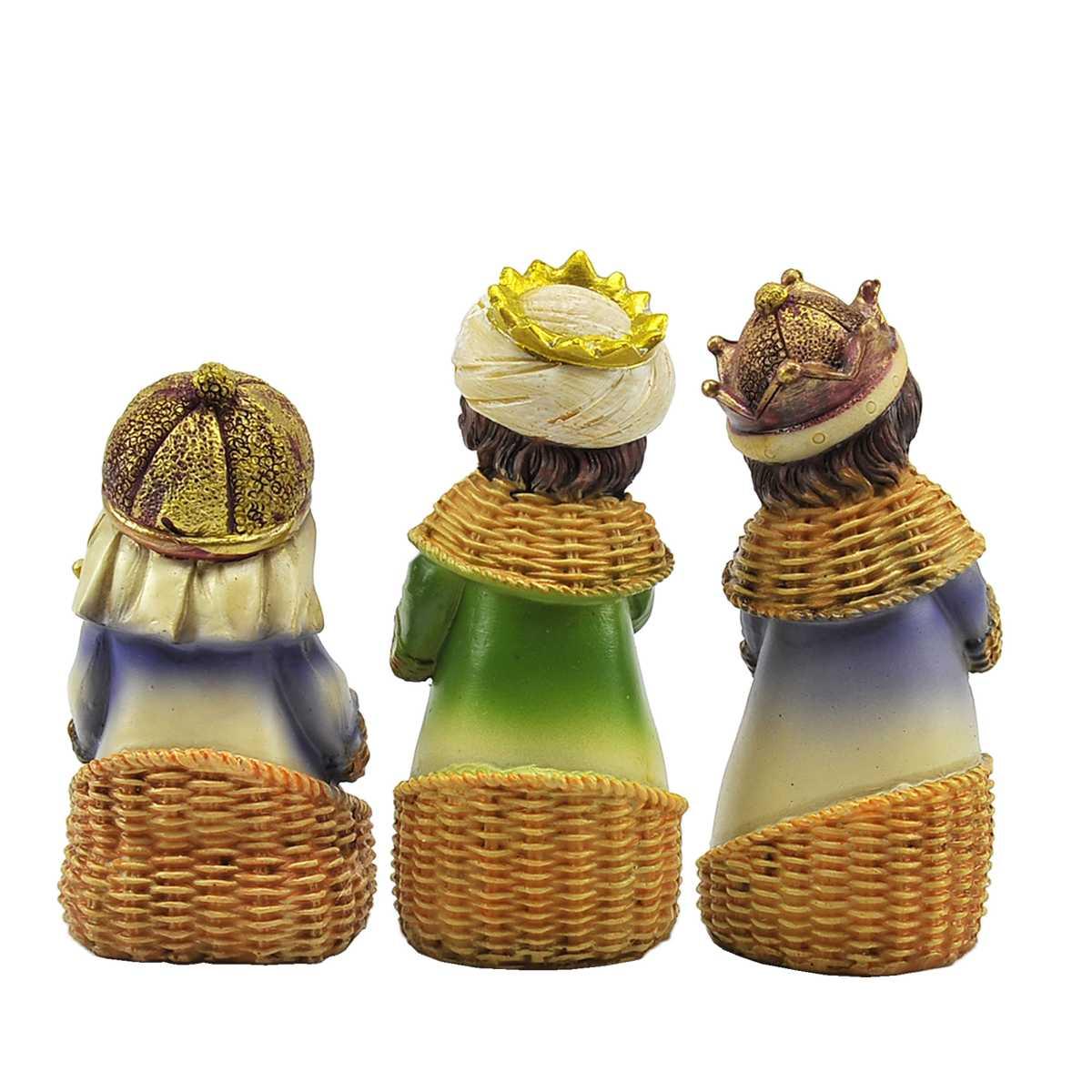 Nativit Mini cm.11 Set da 11 PZ. | Rossi Rosa