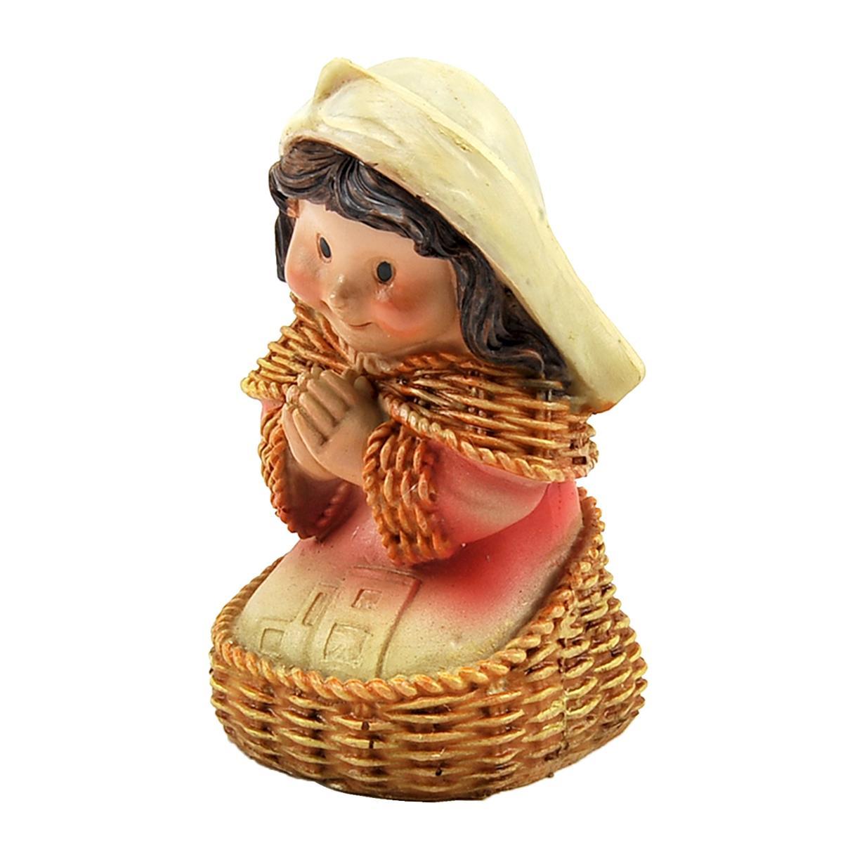 Nativit Mini cm.11 Set da 11 PZ. | Rossi Rosa