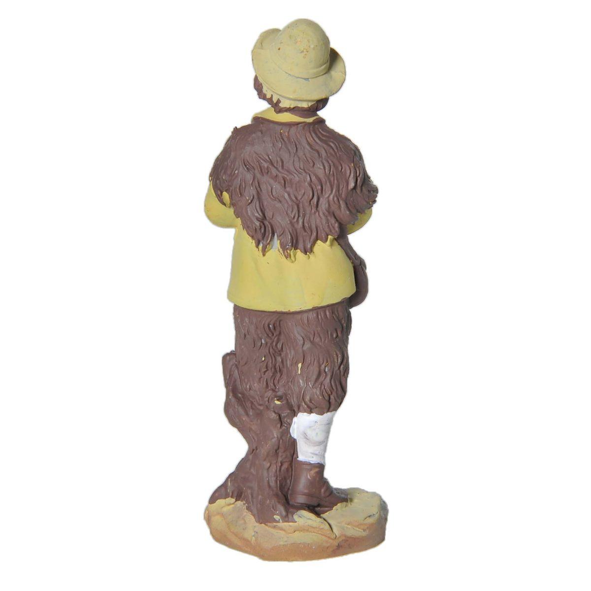 Statua cm.10 Pastore Pifferaio | Rossi Rosa