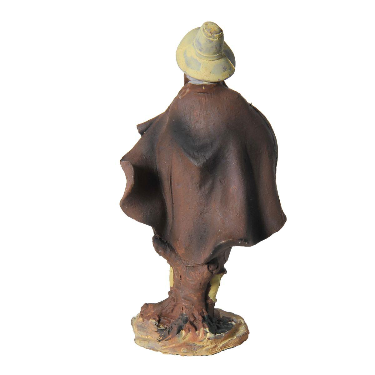 Statua cm.10 Pastore con Zampogna | Rossi Rosa