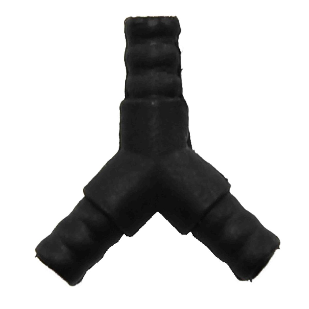 Raccordo Tubo Acqua 3 Vie Nero per Tubo mm.10 | Rossi Rosa